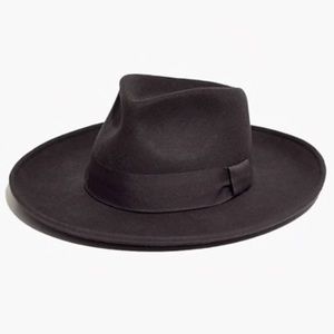 NWT Madewell x Biltmore Straight Brim Felt Fedora